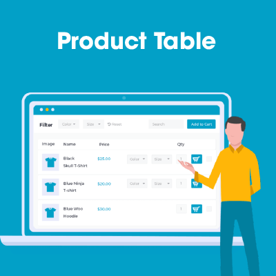 Woocommerce Product Table (By Barn2 Media)