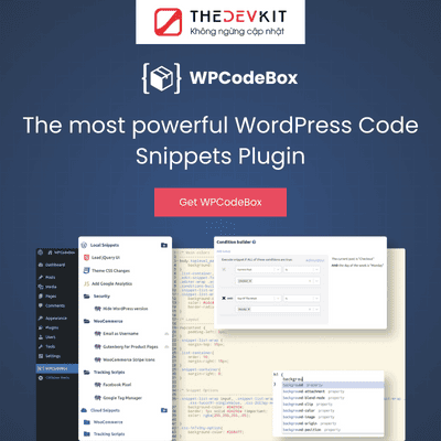 WPCodeBox – Add Code Snippets to WordPress